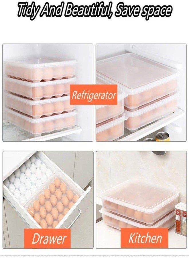 Lipsa Enterprise Egg Carry Holder Carrier Storage Container Box Refrigerator for Egg Tray Box with Lid (24 Egg Container) - Image 5